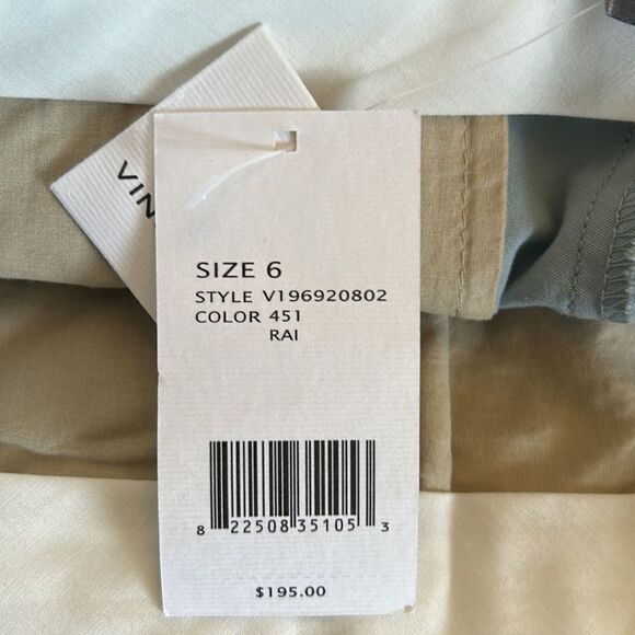 Vince blue cuffed chino pants Size 6 New - Picture 10 of 11